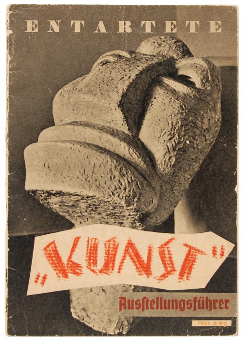 Programme for Entartete Kunst first edition