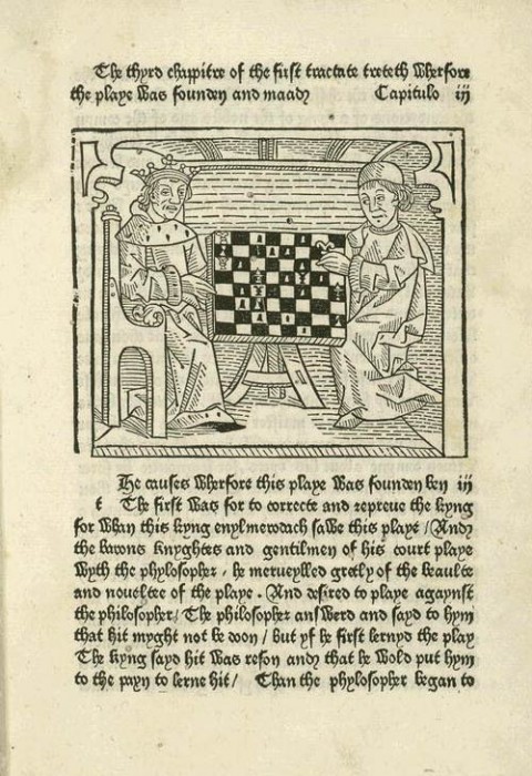Caxton woodcut chess
