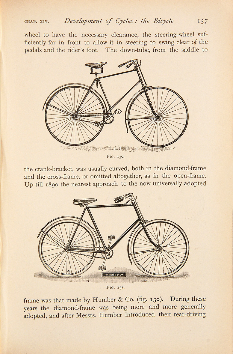 Page from Archibald Sharp’s Bicycles and Tricycles: An Elementary Treatise on their Design and Construction, first edition, 1896.