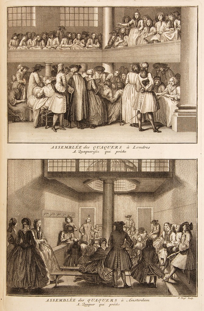 Quakers in London - Picart & Bernard's Religious Ceremonies