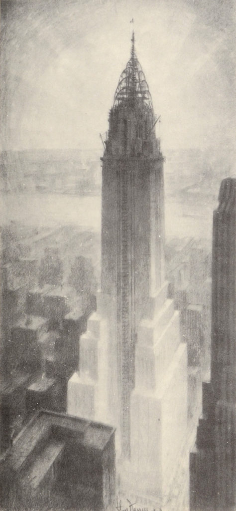 The Chrysler Building - The Metropolis of Tomorrow by Hugh Ferris