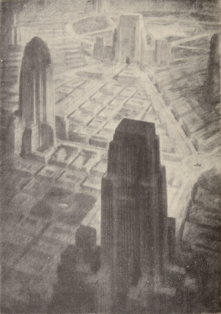 The Metropolis of Tomorrow by Hugh Ferriss