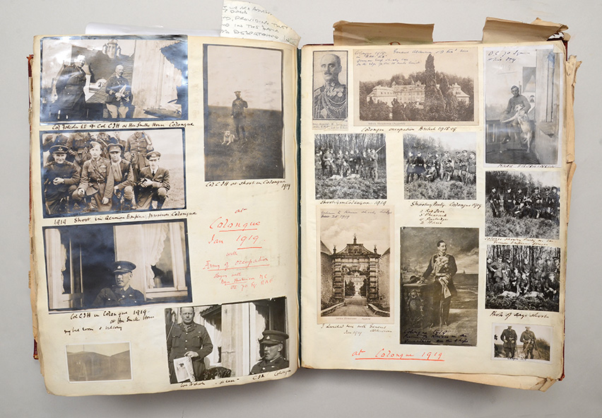 Scrapbook from Great War from Charles John Huskinson Pictures