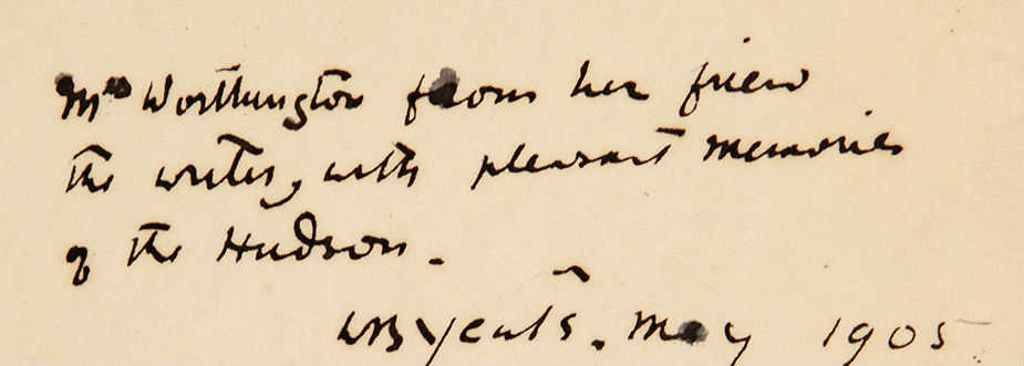 Yeats inscription