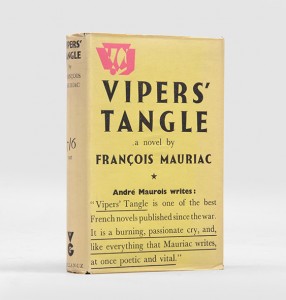 MAURIAC, Francois. Vipers’ Tangle