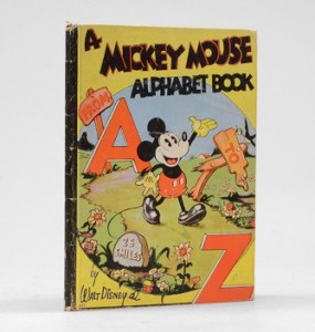 DISNEY, Walt. A Mickey Mouse Alphabet Book. 