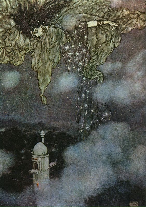 Edmund Dulac, Night, illustration for the Rubáiyát of Omar Khayyám.