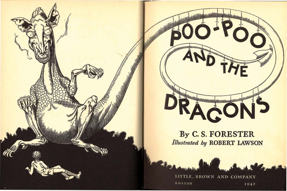 Illustrations for Poo-Poo and the Dragons by Robert Lawson