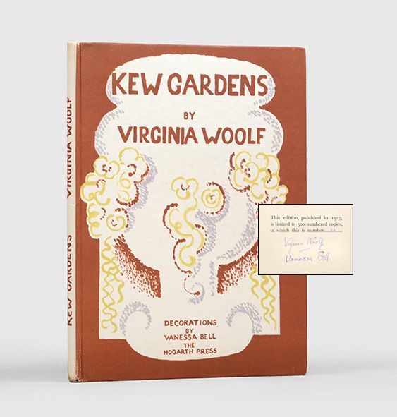 Woolf Virginia, Kew Gardens, 1919. Peter Harrington Rare Books.