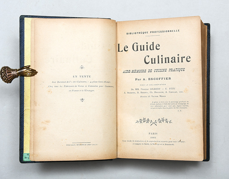 One of the rare cookery books mentioned in the article. 