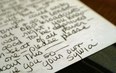 Your Own Sylvia: A letter from Sylvia Plath to Ted Hughes