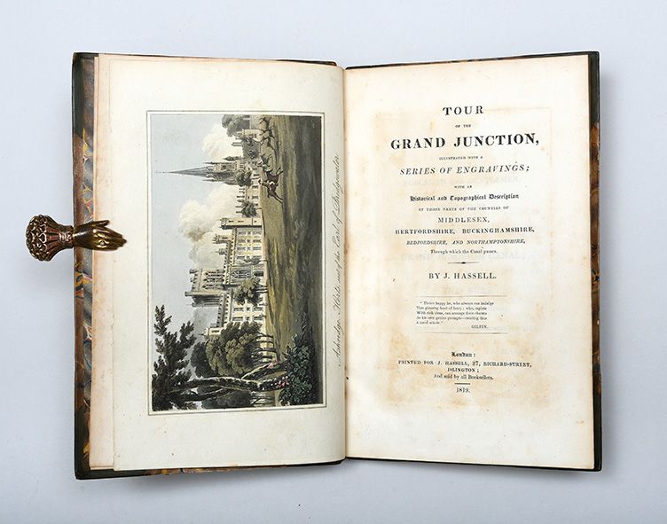 Rare book first edition of Hassell's illustrated travelogue, Tour of the Grand Junction.