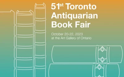 51st Toronto Antiquarian Book Fair20th – 22nd October 2023