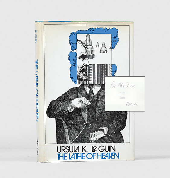 First edition of Ursula Le Guin's The Lathe of Heaven. 