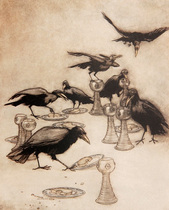 Arthur Rackham – Fairy Tales of the Brothers Grimm, 1909 edition.